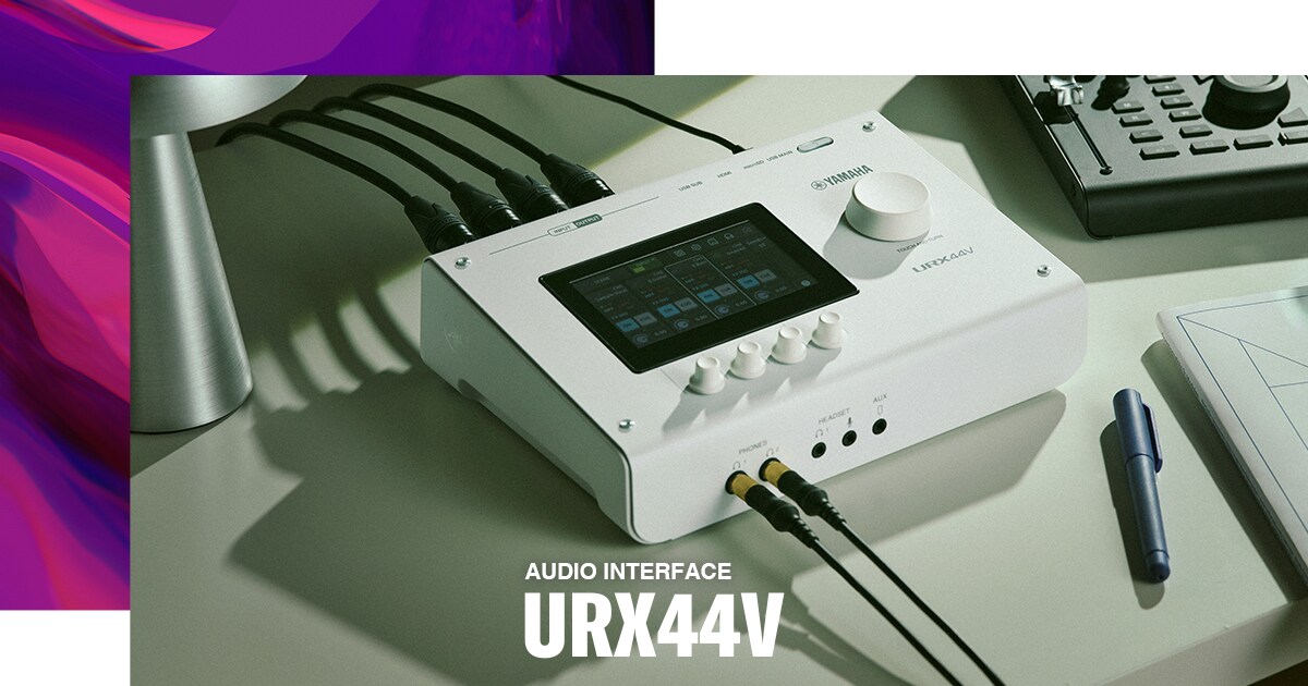 DTM・DAW YAMAHA URX44V URX44V - Specs - URX Series - Interfaces - Products - Music