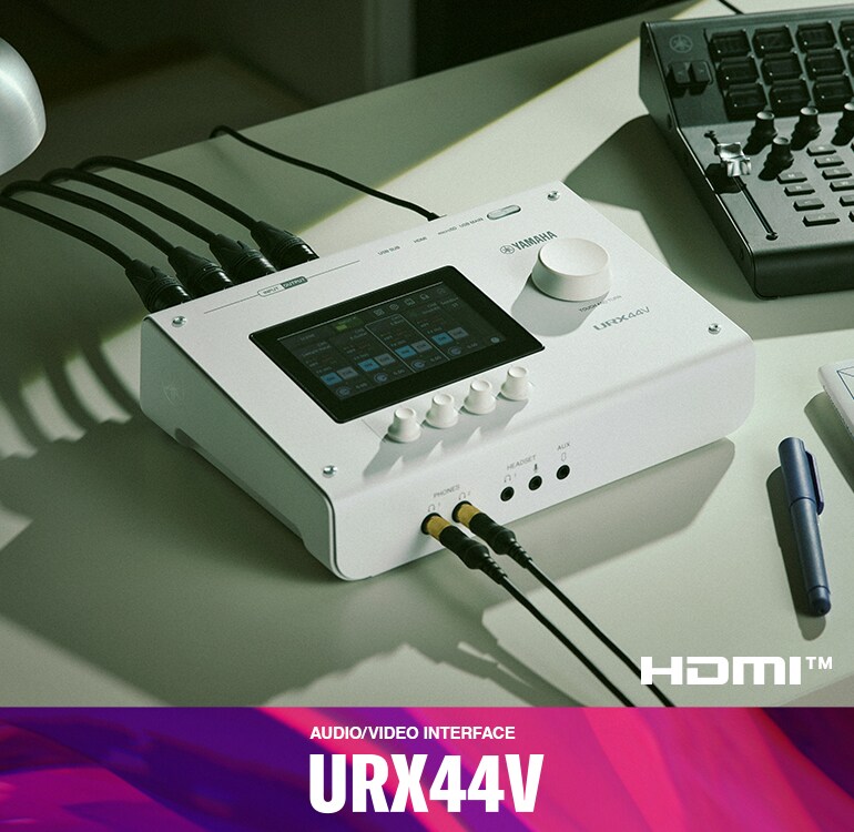 URX44V - Overview - URX Series - Interfaces - Products - Music
