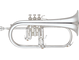 Bell: Gold brass, Finish: Silver-plated