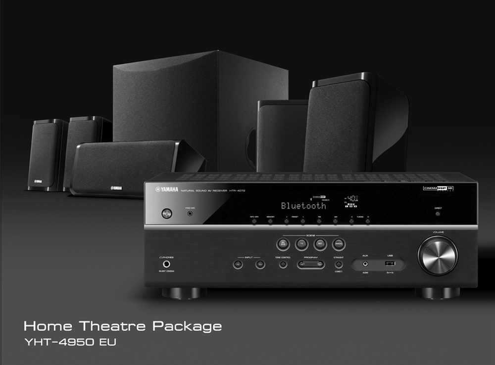 Yamaha 5.1 ch home best sale theatre pack