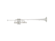 Bell: Yellow brass, Finish: Silver-plated