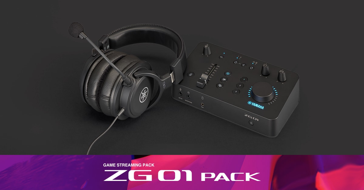 【未使用】YAMAHA ZG01 YH-G01  Streaming Pack YAMAHA Gaming Streaming Audio Mixer & Studio Quality Headset